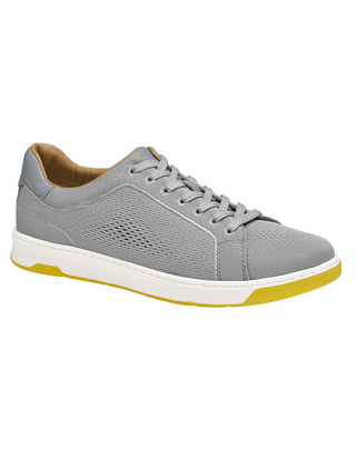 Johnston & Murphy Daxton Knit Lace-Up Shoe - Gray