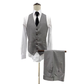 Angelo Rossi Modern Fit Vested Suit - Gray