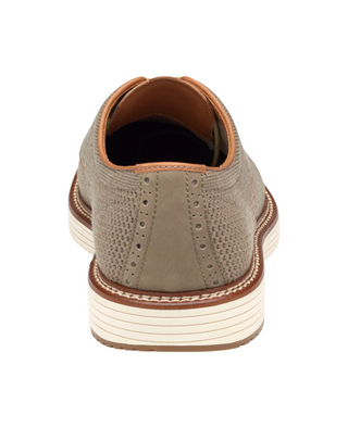 Johnston & Murphy Upton Knit Wingtip Shoe - Taupe