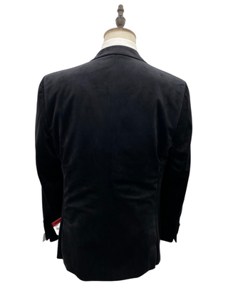 Mazari Velvet Modern Fit Blazer - Black