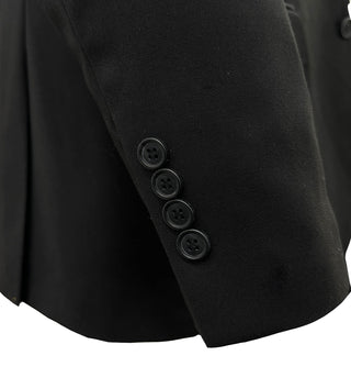 Angelo Rossi Modern Fit Vested Suit - Black