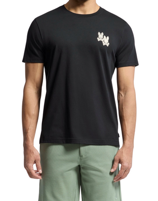 Psycho Bunny Elliot Front Back Graphic Tee - Black