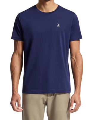 Psycho Bunny Men's Classic Crew Neck Tee - Evening Blue