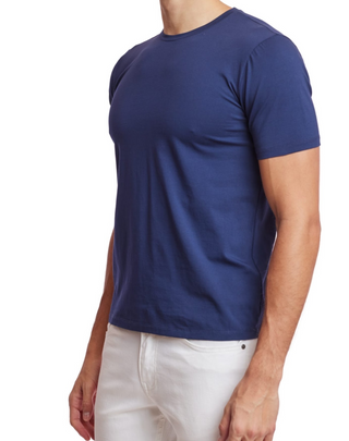 Paisley & Gray Crew T-Shirt - Navy Blue