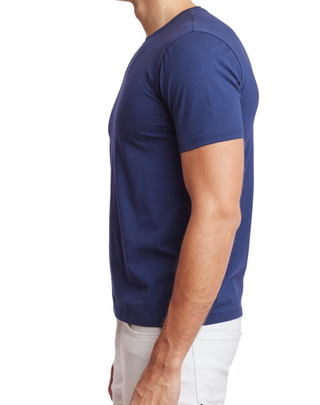 Paisley & Gray Crew T-Shirt - Navy Blue