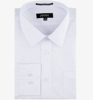 Angelo Rossi Modern Fit Dress Shirt - White