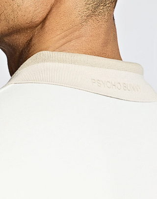 Psycho Bunny New Castle Pique Polo - Ecru