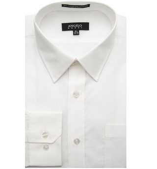 Angelo Rossi Modern Fit Dress Shirt - Off White