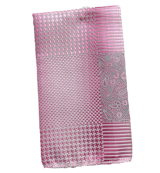 Venturi Vomo Tie and Handkerchief - Pink Diamond Mosaic Medley T40