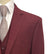 Mazari Modern Fit Vested Suit - Burgundy 1501