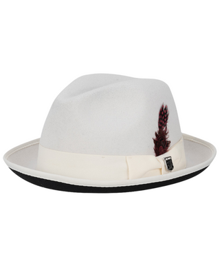 Stacy Adams ProvatoKnit GT Fedora - White