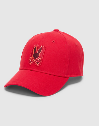 Psycho Bunny Pierce Baseball Cap - Brilliant Red