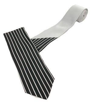 Stacy Adams Tie and Handkerchief - Solids and Stripes Silver T11