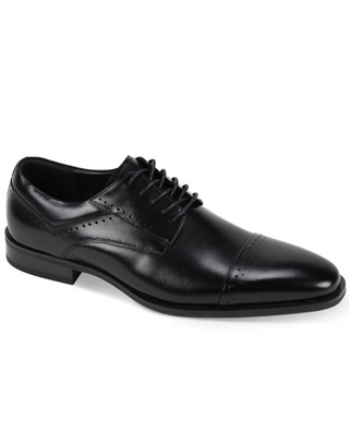 Giorgio by Giorgio Venturi 7033 Cap Toe Dress Shoes - Black