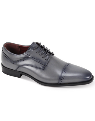 Giorgio by Giorgio Venturi 7033 Cap Toe Dress Shoes - Gray