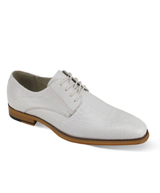 Giovanni Mason Oxford Lace Up Shoes - White