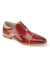 Giovanni Preston Oxford Lace Up Shoes - Red Natural