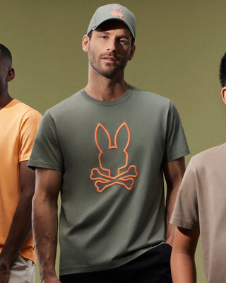 Psycho Bunny Floyd Graphic Tee - Agave Green