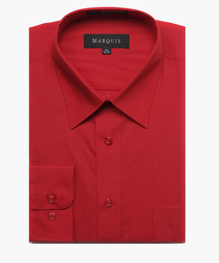 Marquis Modern Fit Dress Shirt - Red