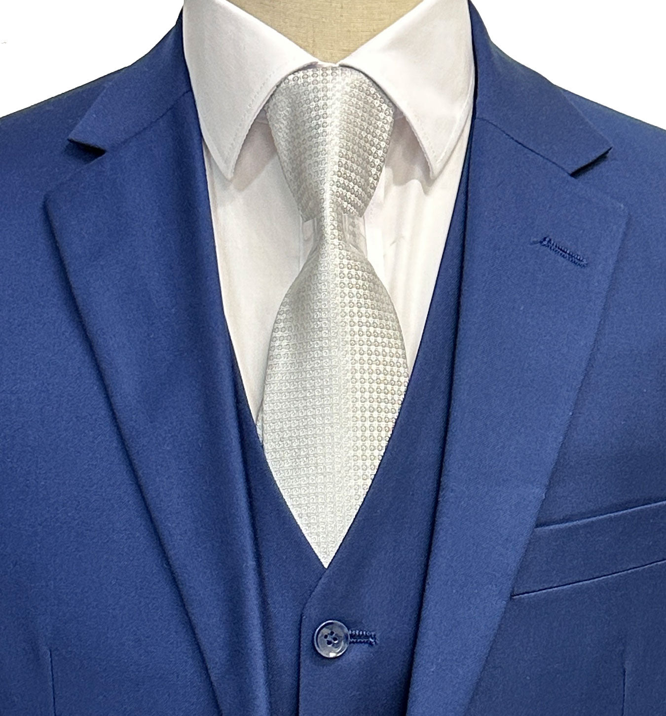 Mazari Vested 1500 Blue Suit MDZ Modern Fit Paris - – Menswear