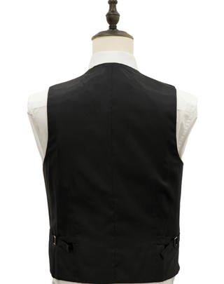 Mazari Vested Modern Fit Suit - Paris Black 1500