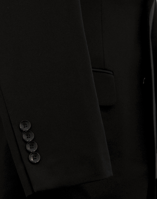 Mazari Vested Modern Fit Suit - Paris Black 1500