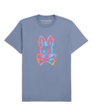Psycho Bunny Montgomery GraphicTee - Chambray Blue