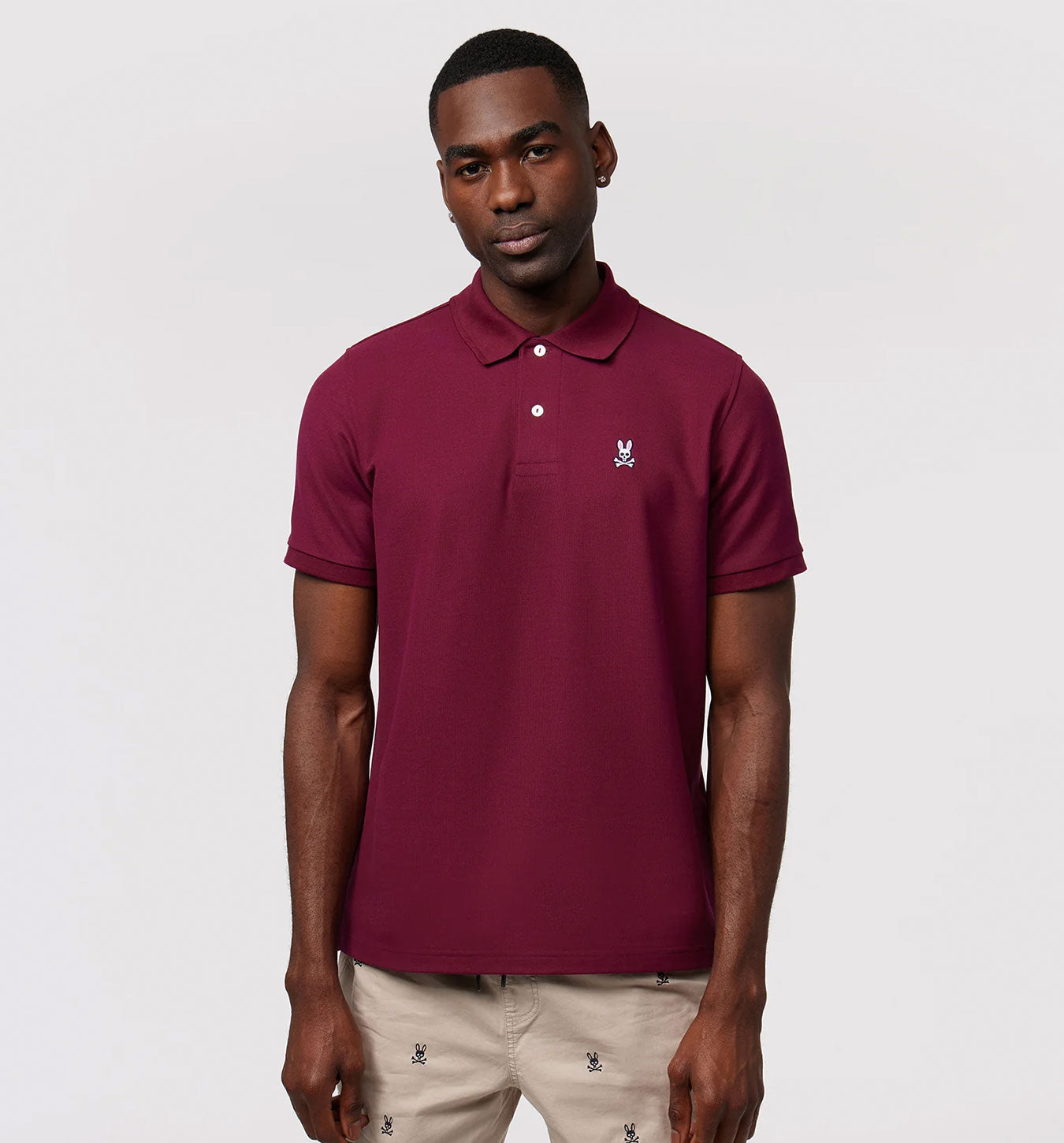 Psycho Bunny Polo in Pink for Men