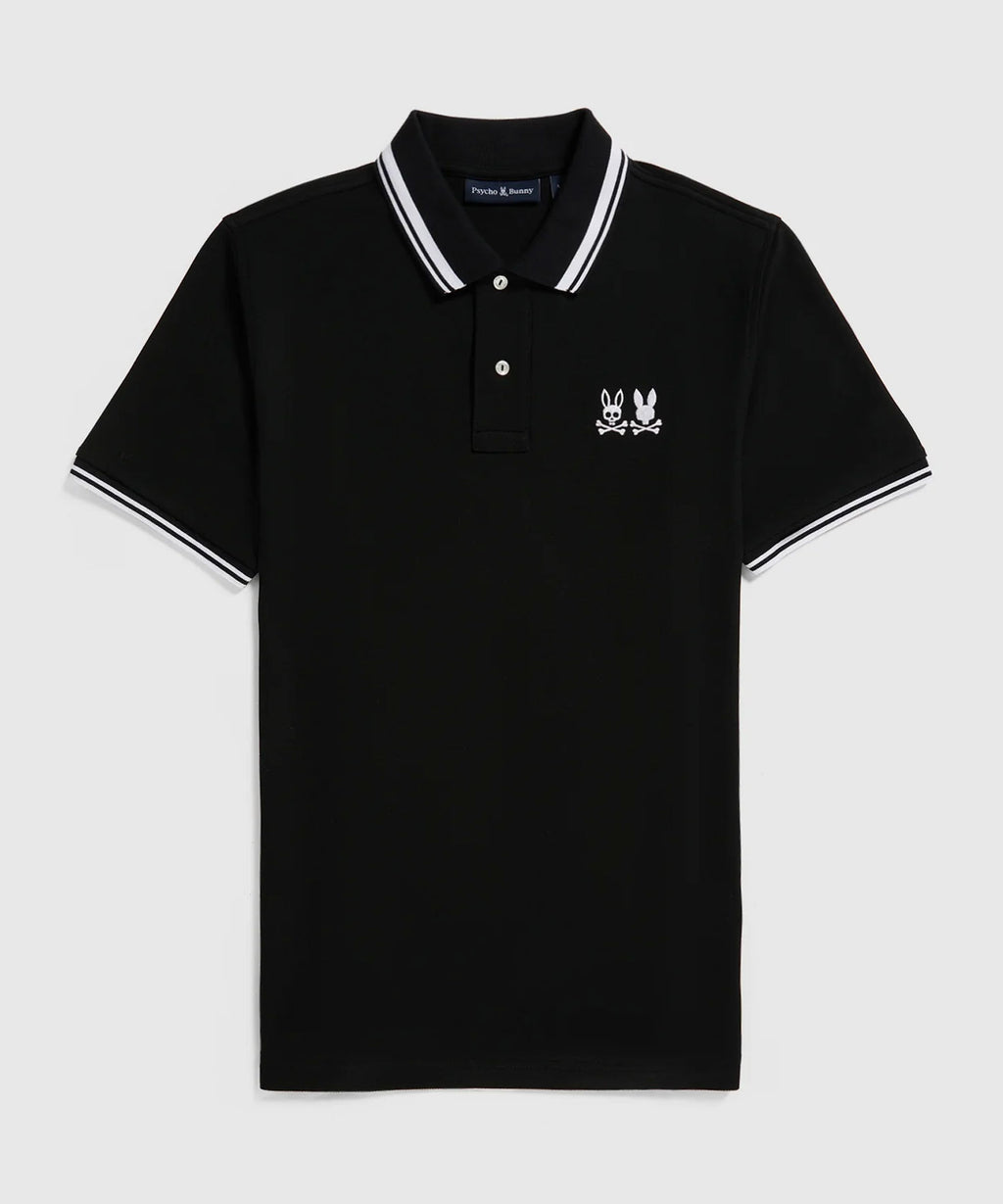 Psycho Bunny Kingwood Pique Polo - Black – MDZ Menswear