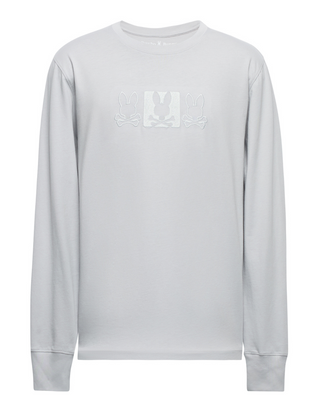 Psycho Bunny Genoa Embroidered Long Sleeve Tee - Micro Chip
