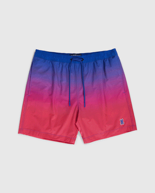 Psycho Bunny Malta Hydrochromic Swim Trunk - Royal Blue