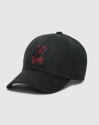 Psycho Bunny Pierce Baseball Cap - Black