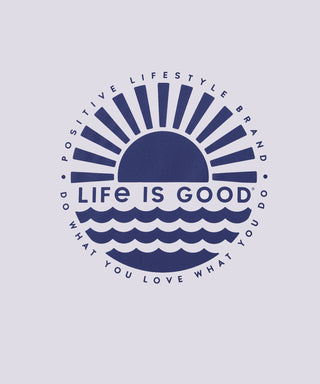 Life is Good Sunset on the Water Active Tee - Cloud White