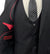 Mazari Vested Ultra Slim Fit Suit - Madrid Black 1550