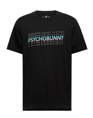 Psycho Bunny Canberra Graphic Tee - Black