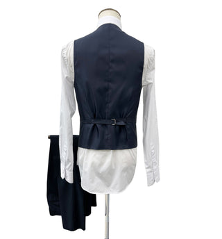 Vinci Vested Slim Fit Suit - Navy