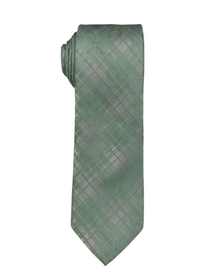 Zenio Geometric Slim Tie - Mint