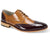 Gala Burgundy/Tan Wingtip Oxford Shoes