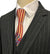 Mazari Pinstripe Vested Modern Fit Suit - Paris Black 7000