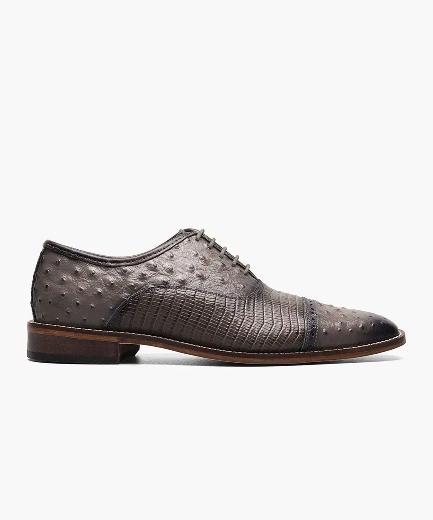 Cap Toe Grey Stacy Adams Shoes Stacy Adams Rodano Leather Cap Toe