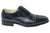Giorgio Venturi Navy Cap Toe Oxford Shoes