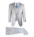 Mazari Vested Modern Fit Suit - Paris Gray 1900