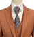 Mazari Vested Suit - Paris Rust 1501