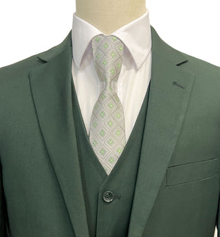 Mazari Vested Suit - Paris Green 1501