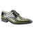 Stacy Adams Enzo Olive and Black Wingtip Oxford