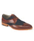 Giovanni Nico Wingtip Shoes - Whiskey Navy