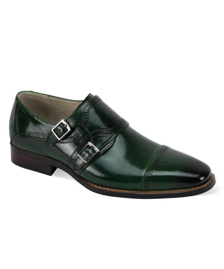 Giovanni Noel Monk Strap Dress Shoe - Green
