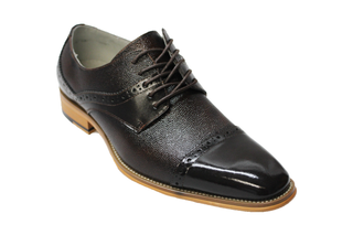 Giorgio Venturi 6770 Brown Cap Toe Oxford Shoes