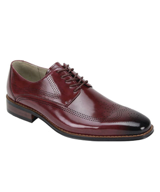 Giovanni Luther Oxford Dress Shoes - Burgundy