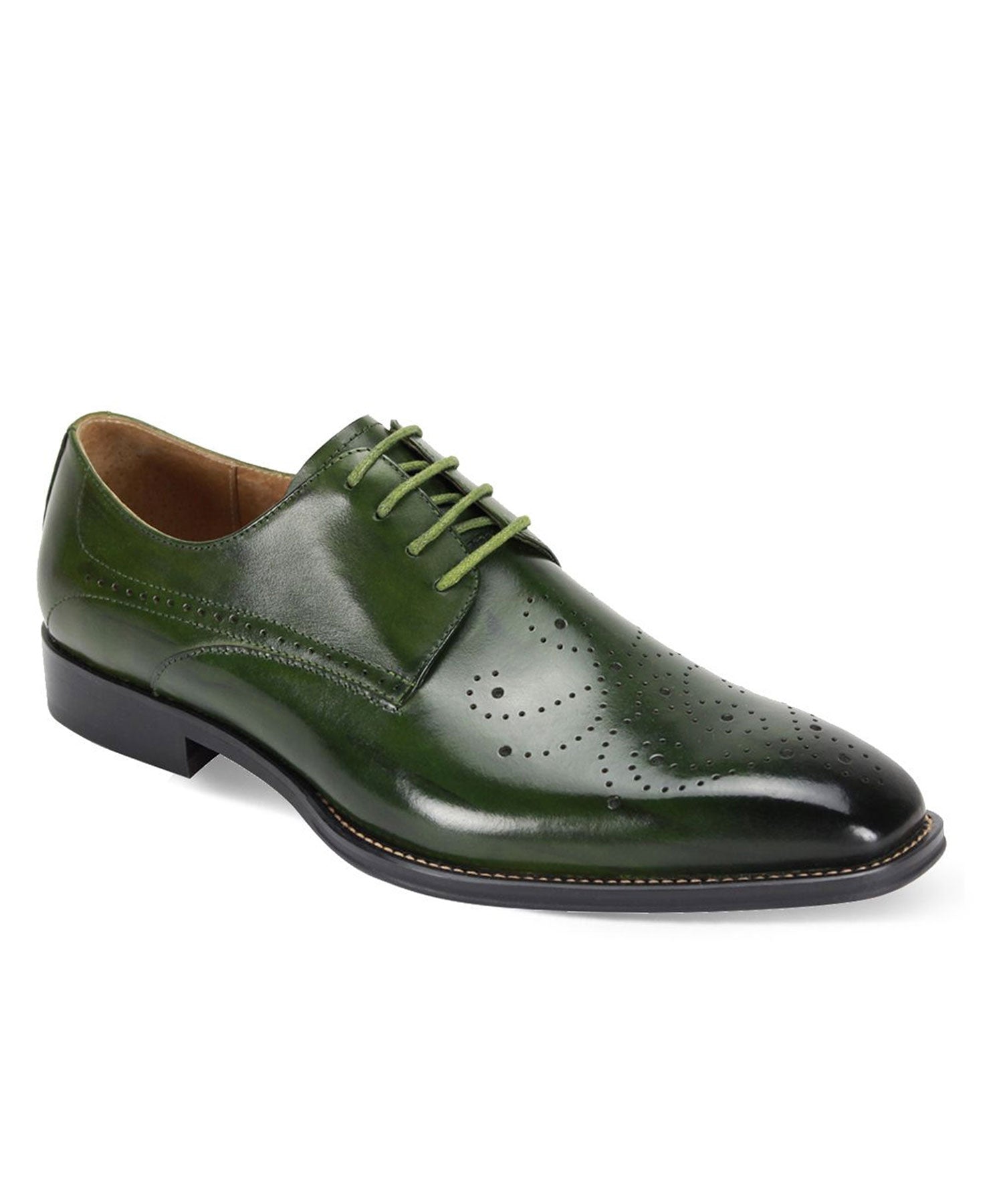Mens green oxford shoes on sale